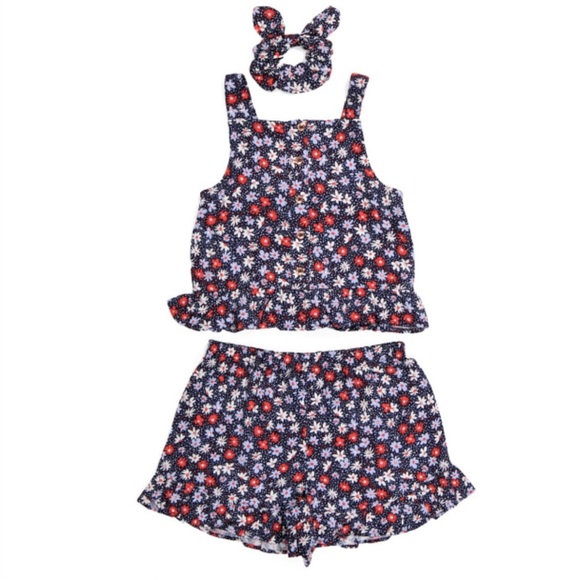 New Vince Camuto Floral Matching Summer Outfit 4th of July - Picture 1 of 8